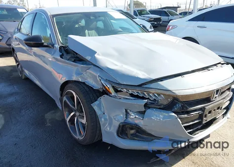2021 Honda Accord Sport Special Edition from USA, damaged, VIN 1HGCV1F48MA064836